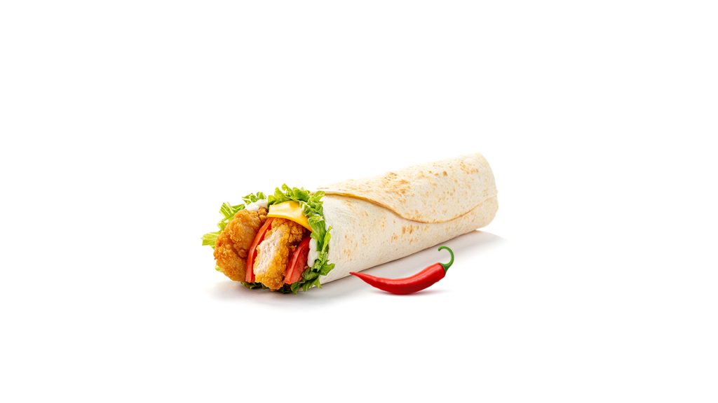 JR’s Chicken Strips Wrap Spicy